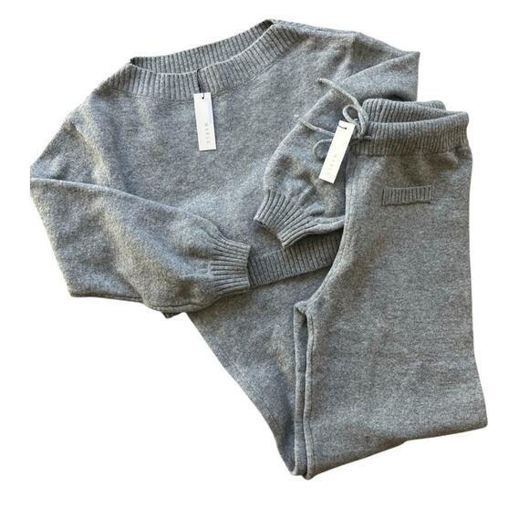 Mable Molly cozy sweater lounge set grey large NEW - Picture 4 of 15